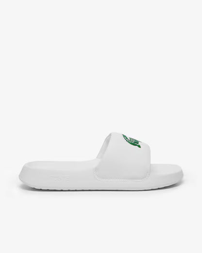 Claquettes Lacoste Serve Slide 1.0 49CMA0021 Blanc /vert