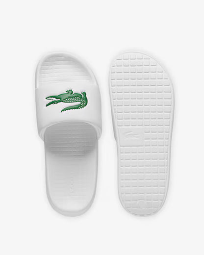 Claquettes Lacoste Serve Slide 1.0 49CMA0021 Blanc /vert