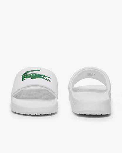 Claquettes Lacoste Serve Slide 1.0 49CMA0021 Blanc /vert