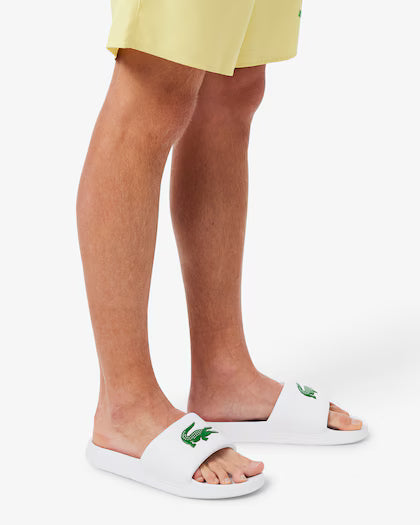 Claquettes Lacoste Serve Slide 1.0 49CMA0021 Blanc /vert