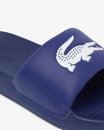 Claquettes Lacoste  Serve Slides 1.0 49CMA0021 Marine/blanc