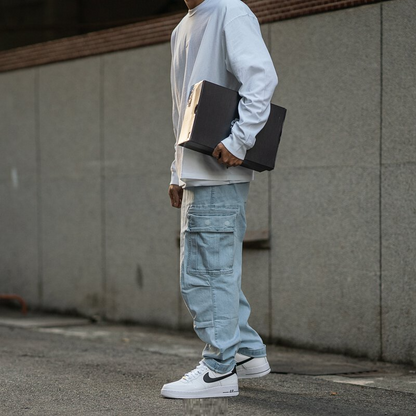 Nike Air Force 1 Low '07 LV8 'Blanc Noir' DQ7658-100