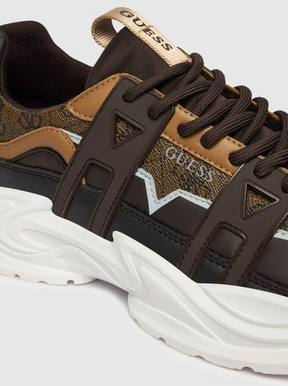 Sneakers Guess FMPBEUFAL12 BROWN