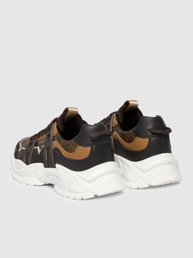 Sneakers Guess FMPBEUFAL12 BROWN
