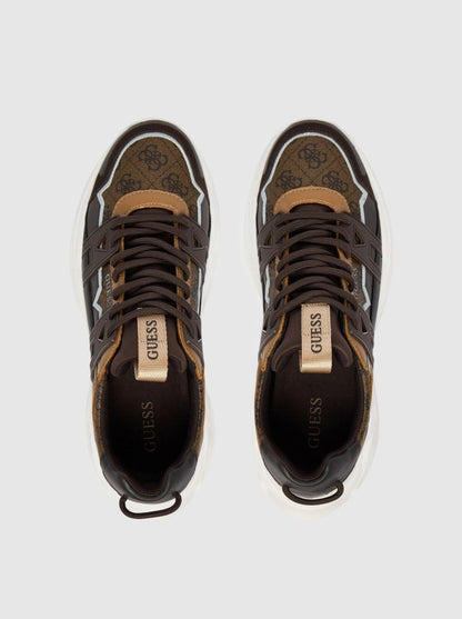 Sneakers Guess FMPBEUFAL12 BROWN