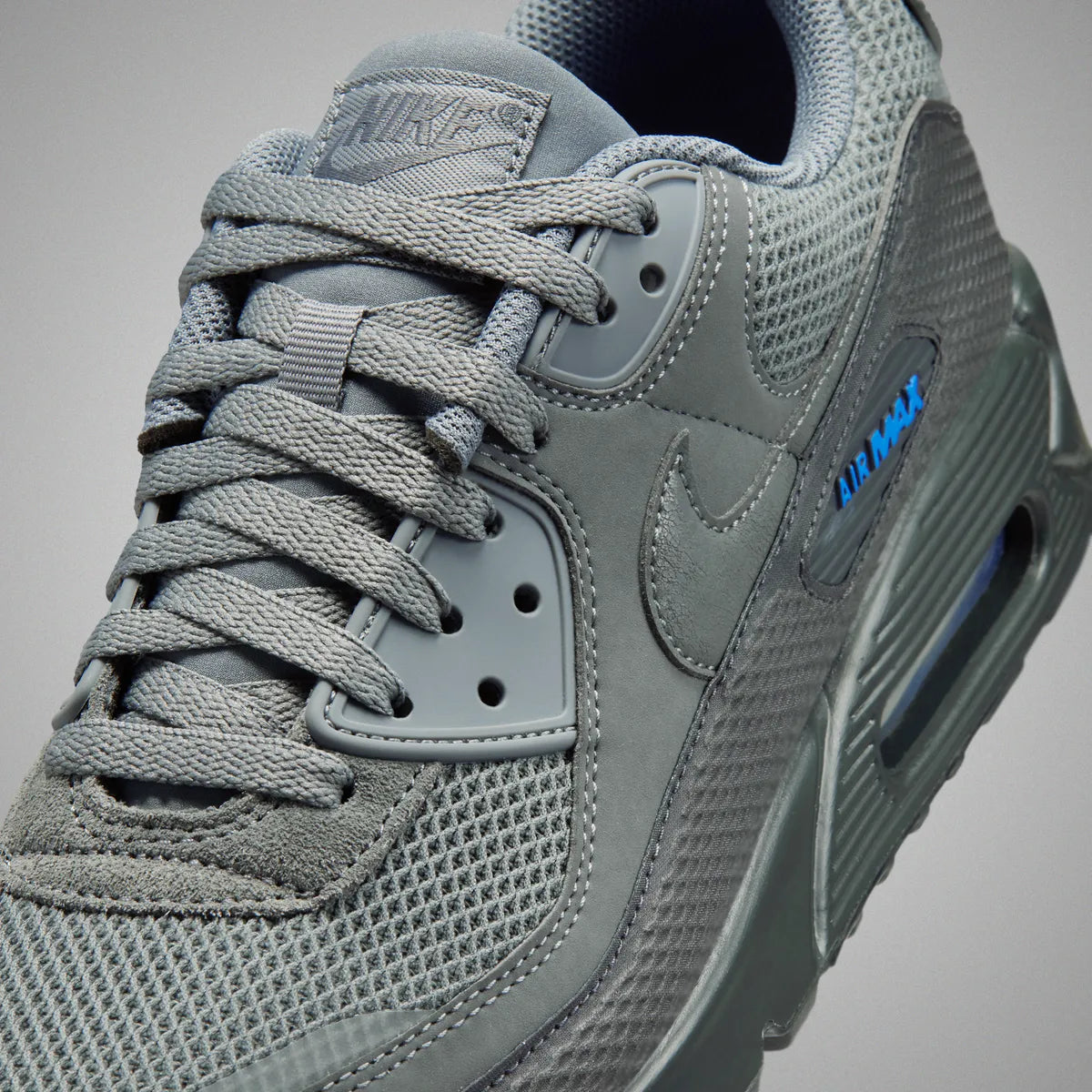 Nike Air Max 90 Premium Smoke im5759-002 Grey Blue Crystal
