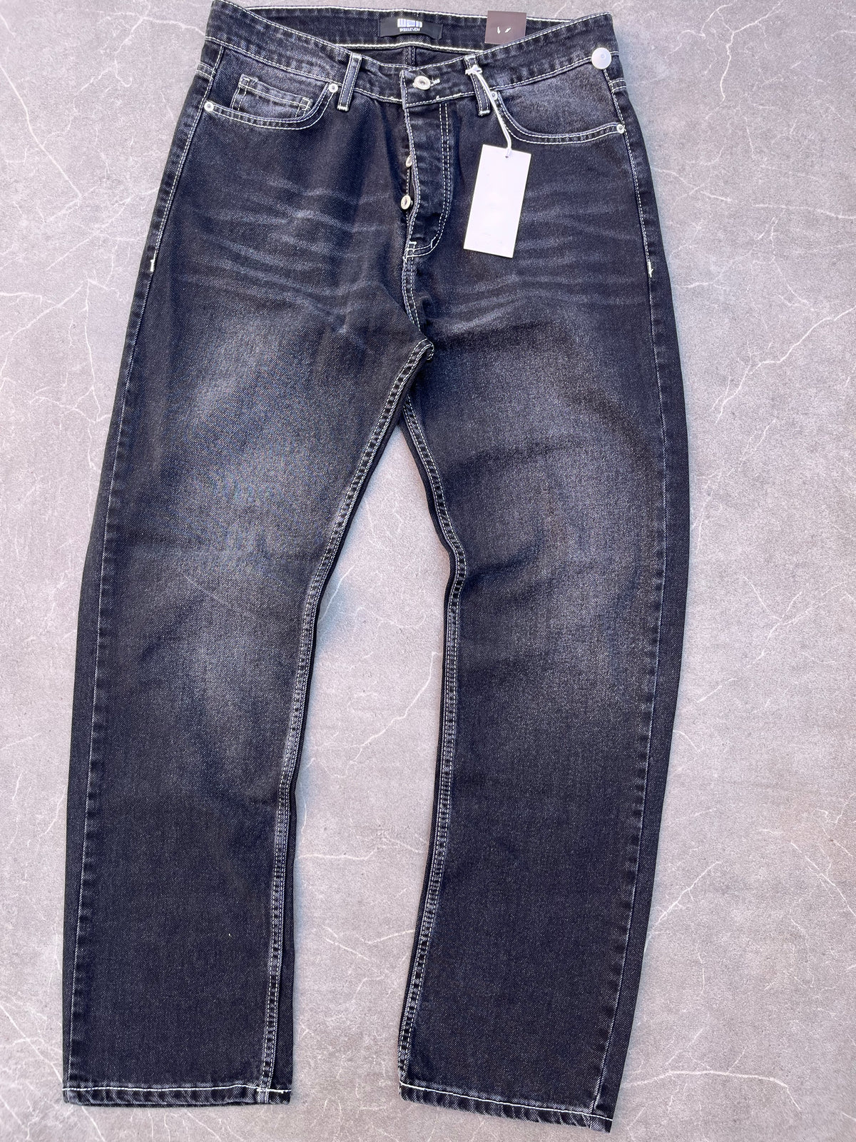 Pantalon Jean Baggy WE11 noire
