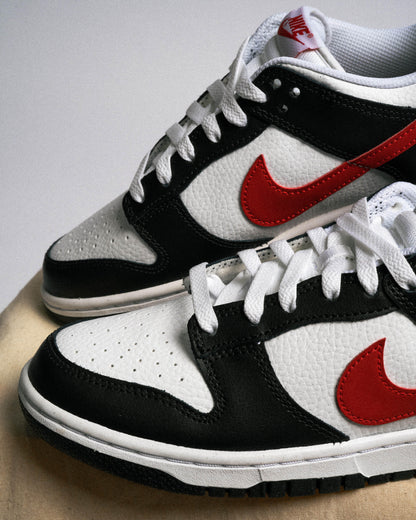Nike DUNK LOW RETRO BLACK/UNIVERSITY RED-WHITE fb3354-001
