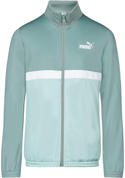 Ensemble de survêtement Puma Kids Poly Colorblock 686294-30 vert Lune