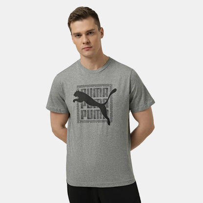 GRAPHIC Tee medium gray heather 691775-03